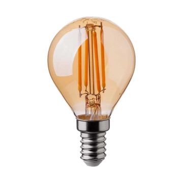 Lampada LED filamento Vintage Ambra 4W Е14 P45 2200K 350LM
