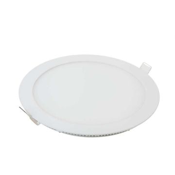 Pannello LED da incasso tondo 6W bianco caldo 3000K + Driver