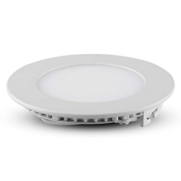 V-TAC VT-1807 Round Recessed Mini LED Panel 18W 6400K 1400LM 120° + Driver sku 214862