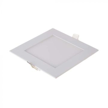 V-TAC VT-1207SQ-N Mini panneau LED carré encastré 12W blanc chaud 2700K - sku 214866