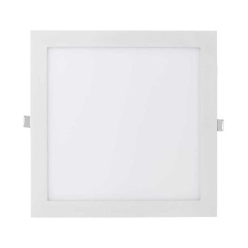 V-TAC VT-2407 mini recessed led panel 24W square light warm white 3000k sku 214887