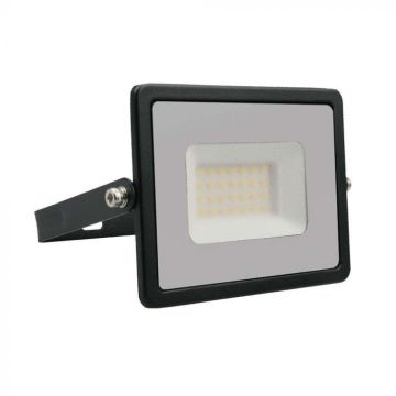 V-TAC VT-4031 Phare LED 30W SMD e-series G2 2510lm corps noir 3000K slim aluminium IP65 - SKU 215952