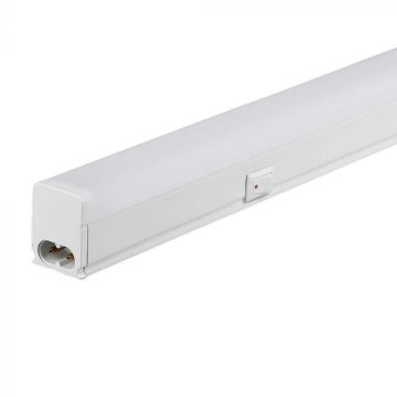 V-TAC PRO VT-125 linear LED ceiling light connectable 16W T5 tube reglette 120cm Samsung chip with on/off switch 6400k light - SKU 21697