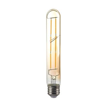 V-Tac VT-2006 Röhrenförmige LED-Lampe 6W Е27 T30 Vintage zylindrisches Filament Bernsteinfarbe warmweiß 2200K - SKU 217143