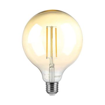 Lampada LED filamento Vintage Ambra 8W Е27 G125 2200K Dimmable