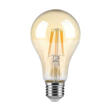 Lampada Bulb LED filamento Vintage Ambra 10W Е27 A67 2200K 900LM-Bianco caldo (2200k)