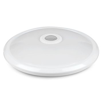 V-TAC PRO VT-13 Circular led ceiling light 12w chip samsung with IR motion sensor + twilight 6400K IP20 - SKU 21809