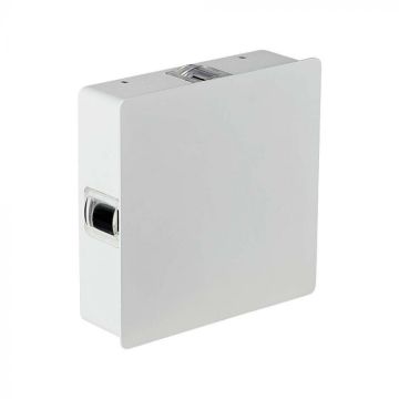 V-TAC VT-704 Applique murale LED carrée 4W couleur blanc chaud 3000K IP65 - SKU 218209