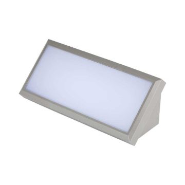V-TAC VT-8055 LED wall lamp 20W soft light 110° rectangular shape outdoor IP65 warm white light 3000k sku 218236