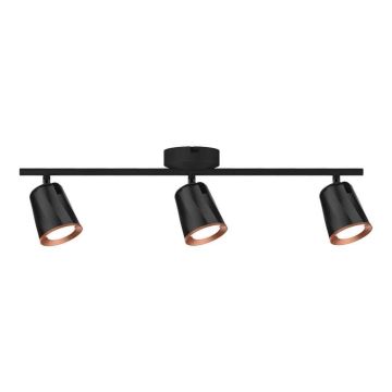 V-TAC VT-818 LED-Lampe 15W Dreifach-Wandstrahler schwarz verstellbarer Kronleuchter Licht naturweiß 4000K - SKU 218259