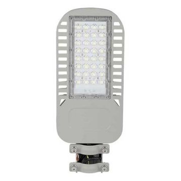 V-TAC PRO VT-54ST 50W LED Street light chip samsung high lumens 135LM/W day white 4000K grey aluminum IP65 - sku 21958