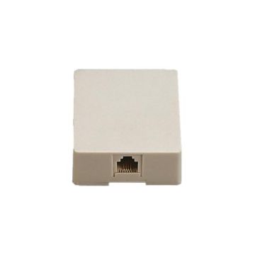 Wall-mounting socket 6/4c. plug with side-entry for cable Fanton 22250