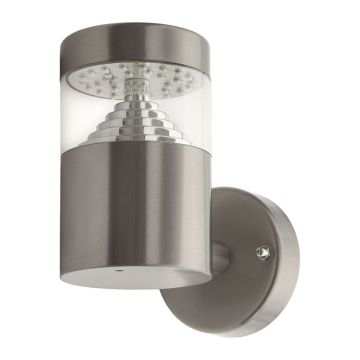 Lampada LED da parete esterno in acciaio inox 3W IP44 EL-14L-UP Kanlux AGARA Mod.18600
