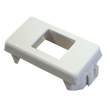 Adapter Keystone für Sockelplatten und Stützen elfenbeinfarben Weiß Vimar Plana Fanton 23939