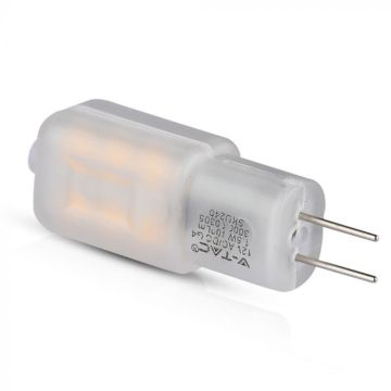 Ampoule spot LED à puce SMD Samsung V-TAC PRO VT-201 1,5W T12 G4 12V blanc chaud 3000K - SKU 240