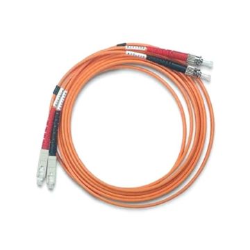 Cordon de brassage optique multimode 2 fibres OM2 LSZH LC-SC longueur 1 mètre couleur orange - Fanton 24279