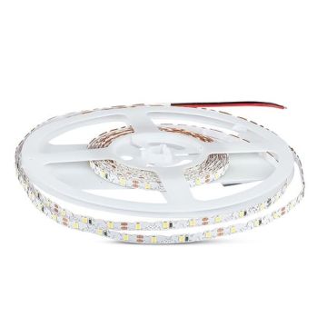 V-TAC VT-2835-S bande strip led S-series modelable SMD2835 12V 5m blanc chaud 3000K IP20 no wp - SKU 2559