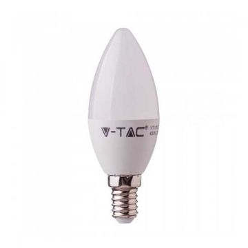 V-Tac VT-255 4,5W LED candle bulb chip Samsung E14 series cold white 6400K - SKU 260