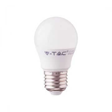 V-TAC PRO VT-245 Ampoule LED Chip Samsung SMD 4,5W E27 Mini Globe G45 blanc chaud 3000K - SKU 261
