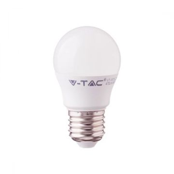 V-TAC PRO VT-245 Lampadina Chip LED Samsung 4,5W E27 Mini Globo G45 bianco caldo 3000K - SKU 261