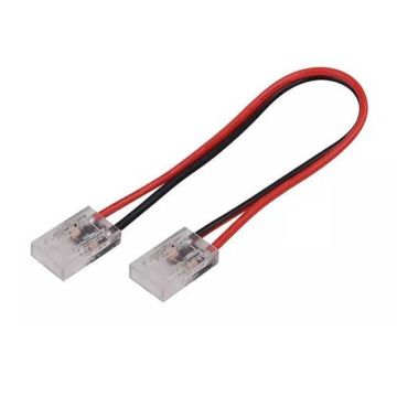 V-TAC Connettore flessibile innesto rapido per strisce LED COB di larghezza 8mm connettore 2 PIN - sku 2664