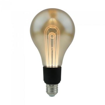 V-Tac VT-2235 LED Ampoule 5W vintage G100 filament linéaire verre ambre E27 2200K – SKU 2748