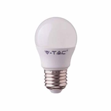 V-TAC Smart light VT-5124 Ampoule LED WiFi E27 4,5W Mini Globe G45 RGB+3IN1 dimmable fonctionne avec smartphone - sku 2755