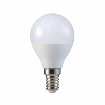 V-TAC Smart light VT-5154 E14 WiFi bulb 4,8W mini globe P45 dimmable RGB+3in1 app alexa and google home - sku 212756