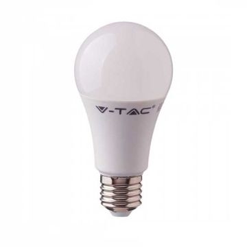V-TAC VT-2219 ampoule LED 9W E27 A60 blanc chaud 3000K avec micro-ondes et capteur de lumière - SKU 2760