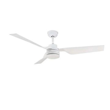 V-TAC VT-6552-3 Reversible ceiling fan 65W AC-Motor 3 ABS Blades with RF remote control white color - sku 2866