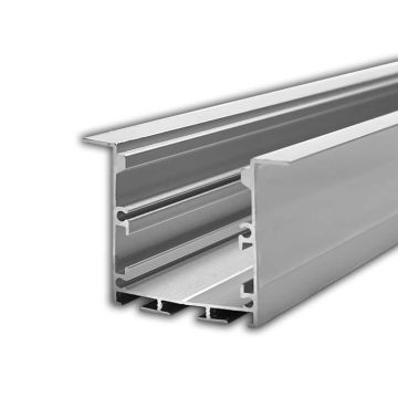 Profilé en aluminium V-TAC de couleur blanche 2Mt pour bande LED encastrée sku 2871