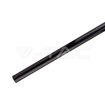 V-TAC VT-8109 Black angular aluminum profile 2Mt for led strip sku 2874