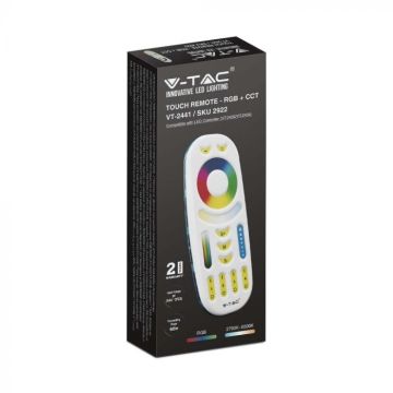 V-TAC VT-2441 Télécommande sans fil pour contrôleur de bande LED RGB+CCT - 2922