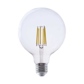 V-TAC VT-2344 Lampadina led 4W E27 4000k lampada globo filamento bulbo G125 vetro trasparente sku 2993