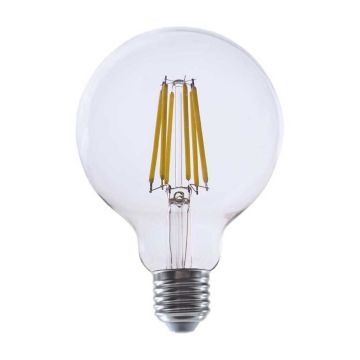 V-TAC VT-2354 Lampadina led 4W E27 3000k lampada globo filamento bulbo G95 vetro trasparente sku 2994