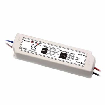 V-TAC VT-22101 100W LED slim Power Supply 24V 4.2A waterproof IP67 Plastic - SKU 3101