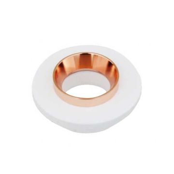 V-TAC VT-862-MRP GU10-GU5.3 housing round gypsum with matt rose gold for Spotlights - sku 3123