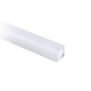 V-TAC VT-8109-W Profilo in alluminio colore bianco angolare da 2M milky cover per striscia LED - sku 3369
