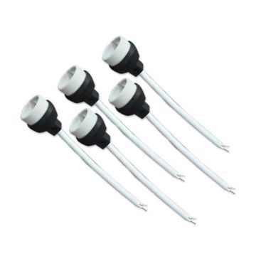 Adattatore Filo Flessibile per LED GU10 in ceramica 220V 2A 1pcs Mod. VT- 791