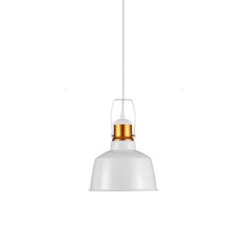 V-TAC VT-7422 Suspension vintage en métal E27 led Ф230mm Aluminium couleur blanche sku 3729