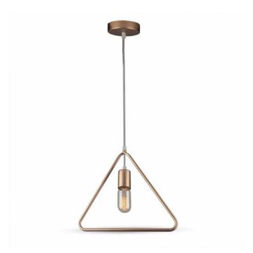 Geometric Pendant Light Triangle 1MT E27 Ф320mm VT-7321 - SKU 3837 Champagne Gold