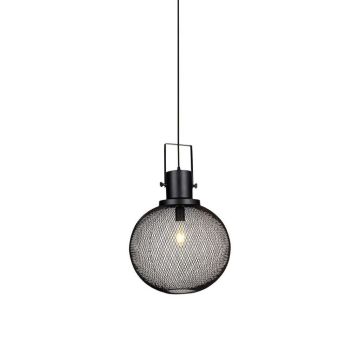 V-TAC VT-7301 Modern black E27 led wire mesh ball pendant lamp holder Ф290mm - sku 3859