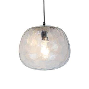 V-TAC VT-7254 Pendant Light 1MT E27  designer glass-transparent Ф250mm - sku 3882