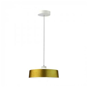 V-TAC VT-7666 7W LED Pendant Light Acrylic Neutralweiß 4000K Gold Lampshade Metal Ø340mm – SKU 3932