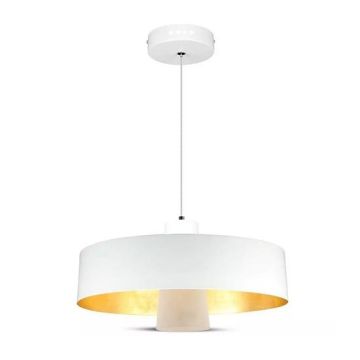 V-TAC VT-7666 7W LED Pendant Light Acrylic Lampshade Neutralweiß 4000K 120° 400LM Weißes Metallgehäuse Ø340mm - SKU 3933