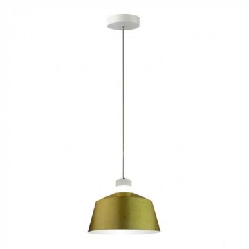 V-TAC VT-7444-G 7W LED pendant chandelier in metal cup antique gold color light 3000K 25cm - 3936