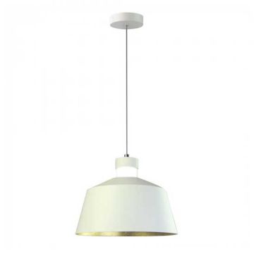 Lumière pendentif LED Acrylique Blanc chaud 3000K 120° 400LM V-TAC Blanc Lampshade Metal Ф250mm VT-7444 – SKU 3937