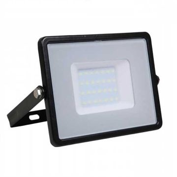 V-TAC PRO VT-30 Projecteur LED 30W slim noir Chip Samsung SMD blanc chaud 3000K - SKU 400