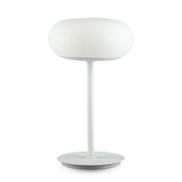 V-TAC VT-7204 Lampada da tavolo led 15W touch circolare opaca luce bianco caldo 3000K dimmerabile IP20 - sku 40071