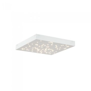 V-TAC VT-7128 8W LED designer ceiling light color changing 2in1 and dimmable square white with remote control - sku 40281